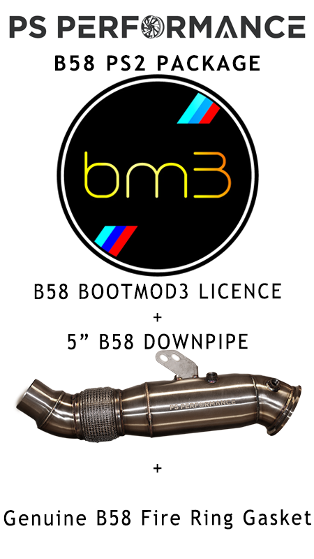 B58 PS2 PACKAGE 5 INCH DOWNPIPE