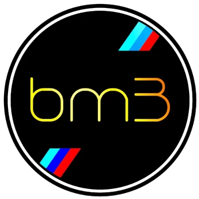 BM3 Logo, tune that helps you get more power from your B58 BMW, works on m140i, m240i, 340i, 440i, 540i, 640i, 740i 840i z4m40i, 140i, m340i, x3 m40i x7 m40i  Can improve performance or economy on your vehicle