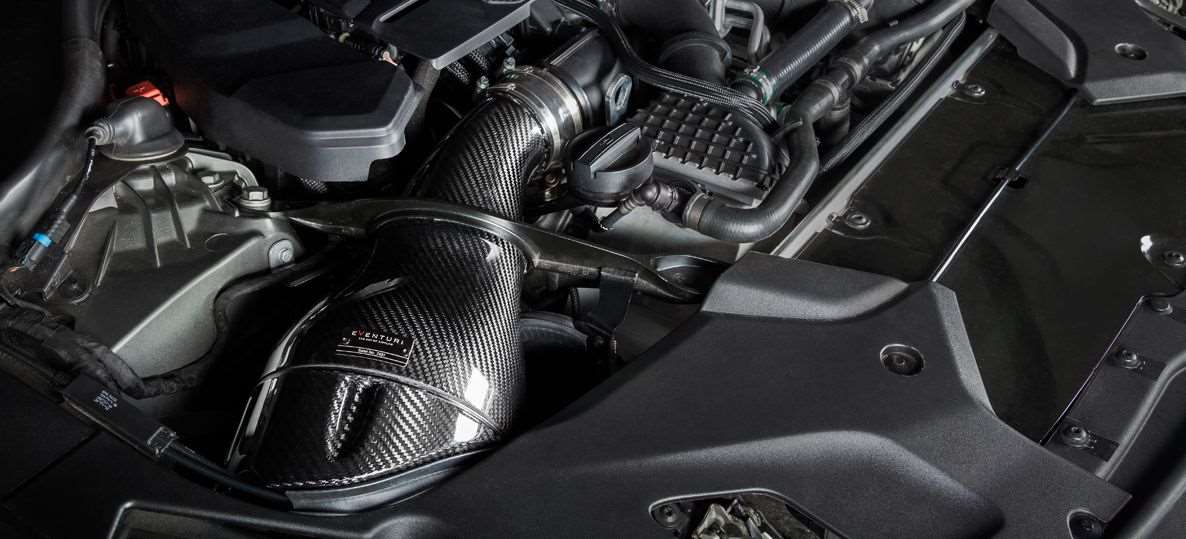 Eventuri F9X M5/M8 Black Carbon intake with shrouds