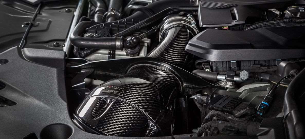 Eventuri F9X M5/M8 Black Carbon intake with shrouds