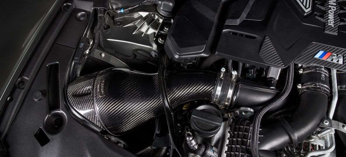 Eventuri F9X M5/M8 Black Carbon intake with shrouds