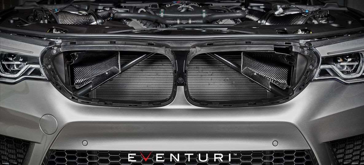 Eventuri F9X M5/M8 Black Carbon intake with shrouds