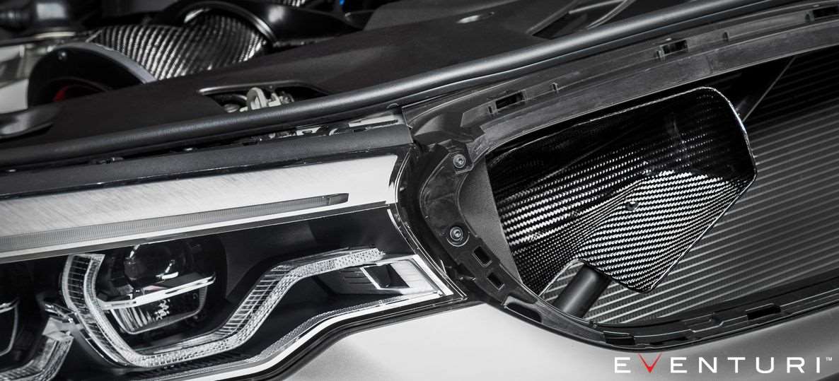 Eventuri F9X M5/M8 Black Carbon intake with shrouds